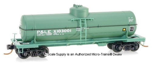 Pittsburgh & Lake Erie - Tank, Single-Dome - Micro-Trains 065 00 570